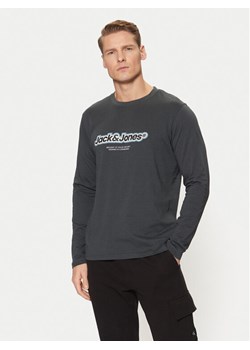 Jack&Jones Longsleeve Vesterbro 12266419 Zielony Relaxed Fit ze sklepu MODIVO w kategorii T-shirty męskie - zdjęcie 182670273