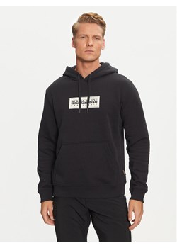 Napapijri Bluza B-Box Logo NP0A4I19 Czarny Regular Fit ze sklepu MODIVO w kategorii Bluzy męskie - zdjęcie 182670302