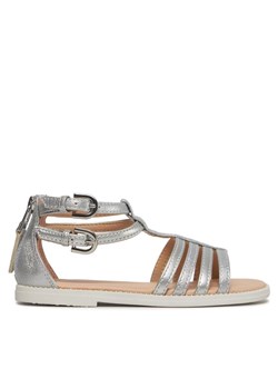 Geox Sandały J Sandal Karly Girl J7235D 0QDAJ C1007 S Srebrny ze sklepu MODIVO w kategorii Sandały dziecięce - zdjęcie 182670351