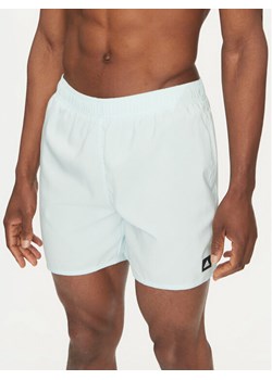 adidas Szorty kąpielowe Solid CLX JC9918 Zielony Regular Fit ze sklepu MODIVO w kategorii Kąpielówki - zdjęcie 182670363