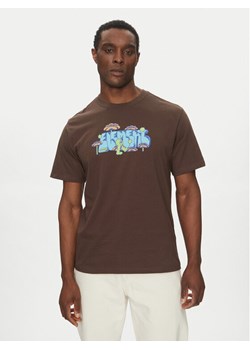 Element T-Shirt ELYZT00512 Brązowy Relaxed Fit ze sklepu MODIVO w kategorii T-shirty męskie - zdjęcie 182670410
