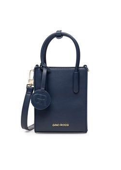 Gino Rossi Torebka OJ-82716 Granatowy ze sklepu MODIVO w kategorii Torby Shopper bag - zdjęcie 182670412