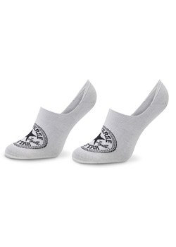 Converse Zestaw 2 par stopek unisex E1138W-2010 Biały ze sklepu MODIVO w kategorii Skarpetki damskie - zdjęcie 182670413