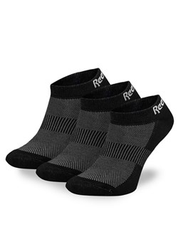 Reebok Zestaw 3 par niskich skarpet unisex R0356-SS24 (3-pack) Czarny ze sklepu MODIVO w kategorii Skarpetki damskie - zdjęcie 182670431