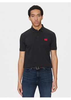 HUGO Polo Dereso232 50490770 Czarny Slim Fit ze sklepu MODIVO w kategorii T-shirty męskie - zdjęcie 182670501
