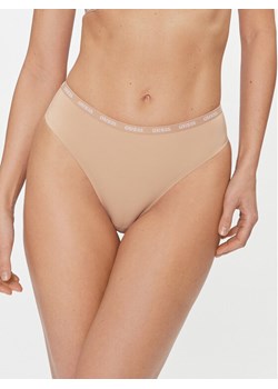 Guess Figi brazylijskie O3YE01 KBS50 Beżowy ze sklepu MODIVO w kategorii Majtki damskie - zdjęcie 182670611