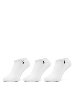 Polo Ralph Lauren Zestaw 3 par niskich skarpet damskich 455972885003 Biały ze sklepu MODIVO w kategorii Skarpetki damskie - zdjęcie 182670672