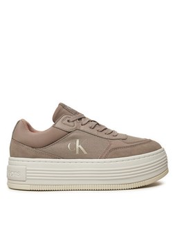 Calvin Klein Jeans Sneakersy YW0YW01638 Szary ze sklepu MODIVO w kategorii Buty sportowe damskie - zdjęcie 182670692