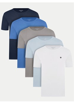 Jack&Jones Komplet 5 t-shirtów Brody 12190468 Kolorowy Regular Fit - id: 0000304907890 - marki Jack & Jones - 182670720 Jack&Jones Komplet 5 t-shirtów Brody 12190468 Kolorowy Regular Fit ze sklepu MODIVO w kategorii T-shirty męskie - zdjęcie 182670720