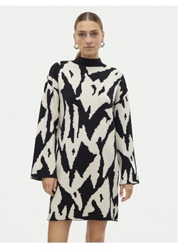 Vero Moda Sukienka dzianinowa Gold New Art 10311362 Czarny Regular Fit ze sklepu MODIVO w kategorii Sukienki - zdjęcie 182670752
