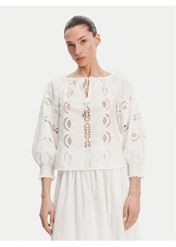 Liu Jo Bluzka WA5257 T4853 Biały Relaxed Fit ze sklepu MODIVO w kategorii Bluzki damskie - zdjęcie 182670884