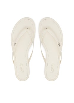 LAUREN RALPH LAUREN Japonki Raquel 802953931009 Biały ze sklepu MODIVO w kategorii Klapki damskie - zdjęcie 182670971