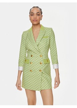 Elisabetta Franchi Sukienka koktajlowa AB-S10-41E2-V780 Zielony Regular Fit ze sklepu MODIVO w kategorii Sukienki - zdjęcie 182670981