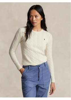 Polo Ralph Lauren Sweter 211910421001 Écru Regular Fit ze sklepu MODIVO w kategorii Swetry damskie - zdjęcie 182670984