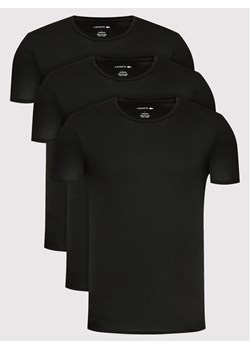 Lacoste Komplet 3 t-shirtów TH3321 Czarny Slim Fit ze sklepu MODIVO w kategorii Podkoszulki męskie - zdjęcie 182670994