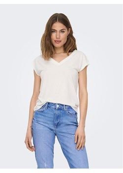 ONLY T-Shirt Free 15287041 Biały Regular Fit ze sklepu MODIVO w kategorii Bluzki damskie - zdjęcie 182671101