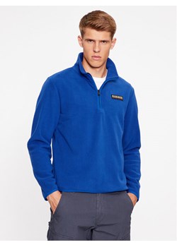 Napapijri Polar NP0A4HDV Niebieski Regular Fit ze sklepu MODIVO w kategorii Bluzy męskie - zdjęcie 182671160