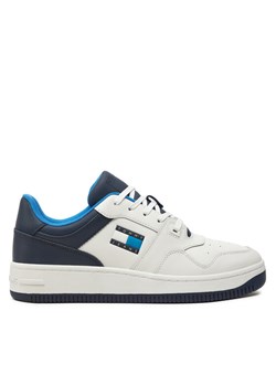 Tommy Jeans Sneakersy Basket Leather EM0EM01434 Granatowy ze sklepu MODIVO w kategorii Buty sportowe męskie - zdjęcie 182671171