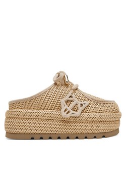 Naked Wolfe Klapki Blizzard Beżowy ze sklepu MODIVO w kategorii Espadryle damskie - zdjęcie 182671260