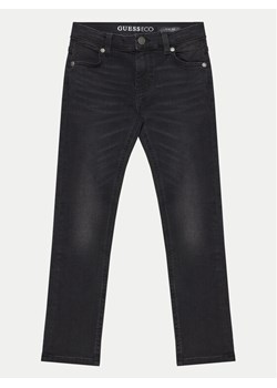 Guess Jeansy L4BA02 D4KC0 Czarny Regular Fit ze sklepu MODIVO w kategorii Spodnie chłopięce - zdjęcie 182671271