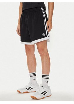 adidas Szorty sportowe Mock Eyelet IZ4800 Czarny Regular Fit ze sklepu MODIVO w kategorii Spodenki męskie - zdjęcie 182671333