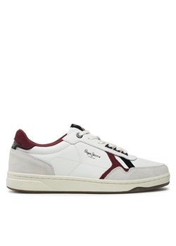 Pepe Jeans Sneakersy PMS31001 Biały ze sklepu MODIVO w kategorii Buty sportowe męskie - zdjęcie 182671432