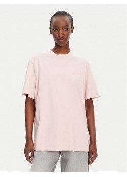 ROTATE T-Shirt 1124451011 Różowy Oversize ze sklepu MODIVO w kategorii Bluzki damskie - zdjęcie 182671471