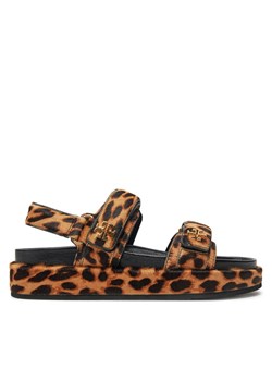 Tory Burch Sandały 165479 Brązowy ze sklepu MODIVO w kategorii Sandały damskie - zdjęcie 182671530