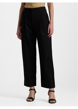 Lauren Ralph Lauren Spodnie materiałowe 200871814008 Czarny Relaxed Fit ze sklepu MODIVO w kategorii Spodnie damskie - zdjęcie 182671600