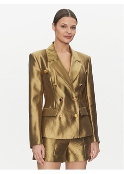 Guess Marynarka 5GGN20 7312A Złoty Regular Fit ze sklepu MODIVO w kategorii Marynarki damskie - zdjęcie 182671641