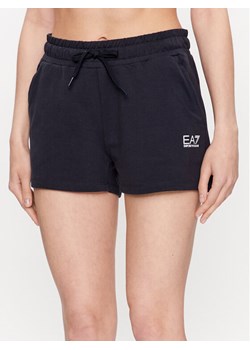 EA7 Emporio Armani Szorty sportowe 3RTS60 TJCQZ 1554 Granatowy Regular Fit ze sklepu MODIVO w kategorii Szorty - zdjęcie 182671644