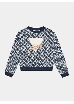 Guess Bluza J4RQ00 KA6R3 Granatowy Regular Fit ze sklepu MODIVO w kategorii Bluzy chłopięce - zdjęcie 182671691