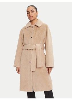 PINKO Płaszcz przejściowy 103836 A1ZN Beżowy Regular Fit ze sklepu MODIVO w kategorii Płaszcze damskie - zdjęcie 182671772