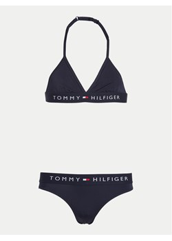 Tommy Hilfiger Strój kąpielowy UG0UG00799 Granatowy ze sklepu MODIVO w kategorii Stroje kąpielowe - zdjęcie 182671864