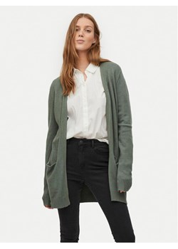Vila Kardigan Ril 14044041 Zielony Regular Fit ze sklepu MODIVO w kategorii Swetry damskie - zdjęcie 182671902