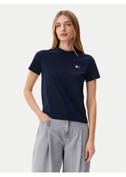 Tommy Jeans T-Shirt DW0DW20153 Granatowy Regular Fit ze sklepu MODIVO w kategorii Bluzki damskie - zdjęcie 182671932