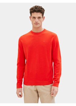 Tom Tailor Sweter 1039810 Czerwony Regular Fit ze sklepu MODIVO w kategorii Swetry męskie - zdjęcie 182671944