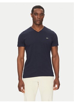 Lacoste T-Shirt TH6710 Granatowy Regular Fit ze sklepu MODIVO w kategorii T-shirty męskie - zdjęcie 182672014