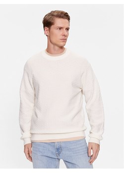 Hugo Sweter Sonderson 50500007 Beżowy Regular Fit ze sklepu MODIVO w kategorii Swetry męskie - zdjęcie 182672190