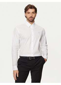 KARL LAGERFELD Koszula 605951 544600 Biały Regular Fit ze sklepu MODIVO w kategorii Koszule męskie - zdjęcie 182672272