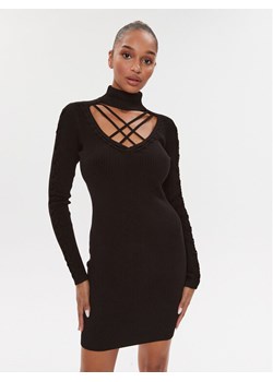 Guess Sukienka dzianinowa W3BK0W Z2YJ2 Czarny Slim Fit ze sklepu MODIVO w kategorii Sukienki - zdjęcie 182672302