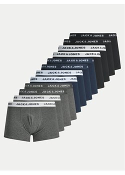 Jack&Jones Komplet 12 par bokserek Solid 12189935 Kolorowy ze sklepu MODIVO w kategorii Majtki męskie - zdjęcie 182672340