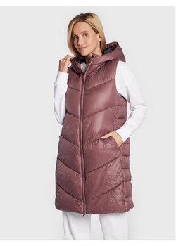 4F Bezrękawnik H4Z22-KUDP006 Fioletowy Regular Fit ze sklepu MODIVO w kategorii Kamizelki damskie - zdjęcie 182672372