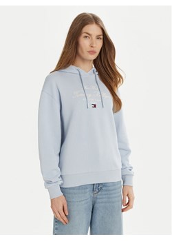 Tommy Hilfiger Bluza Modern Script Graphic WW0WW43842 Błękitny Regular Fit ze sklepu MODIVO w kategorii Bluzy damskie - zdjęcie 182672414