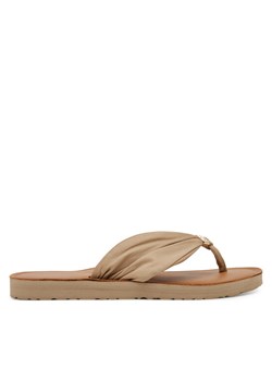 Tommy Hilfiger Japonki Th Elevated Beach Sandal FW0FW06985 Brązowy ze sklepu MODIVO w kategorii Klapki damskie - zdjęcie 182672451