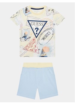 Guess Komplet t-shirt i szorty sportowe I4GG00 K8HM3 Kolorowy Regular Fit ze sklepu MODIVO w kategorii Komplety niemowlęce - zdjęcie 182672482
