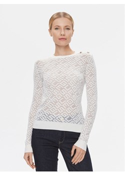 Guess Sweter W4RR28 Z3C90 Biały Slim Fit ze sklepu MODIVO w kategorii Swetry damskie - zdjęcie 182672574