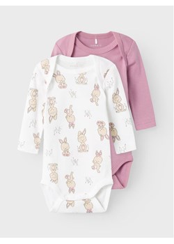 NAME IT Komplet 2 par body 13222127 Kolorowy Regular Fit ze sklepu MODIVO w kategorii Body niemowlęce - zdjęcie 182672593