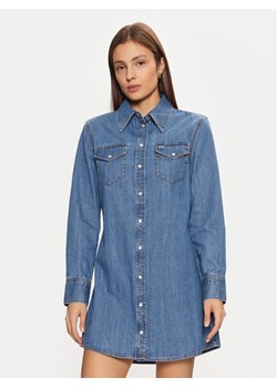 Tommy Jeans Sukienka jeansowa Western DW0DW19853 Niebieski Regular Fit ze sklepu MODIVO w kategorii Sukienki - zdjęcie 182672610