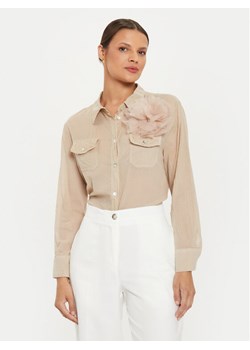 ViCOLO Koszula TB2710 Beżowy Regular Fit ze sklepu MODIVO w kategorii Koszule damskie - zdjęcie 182672642